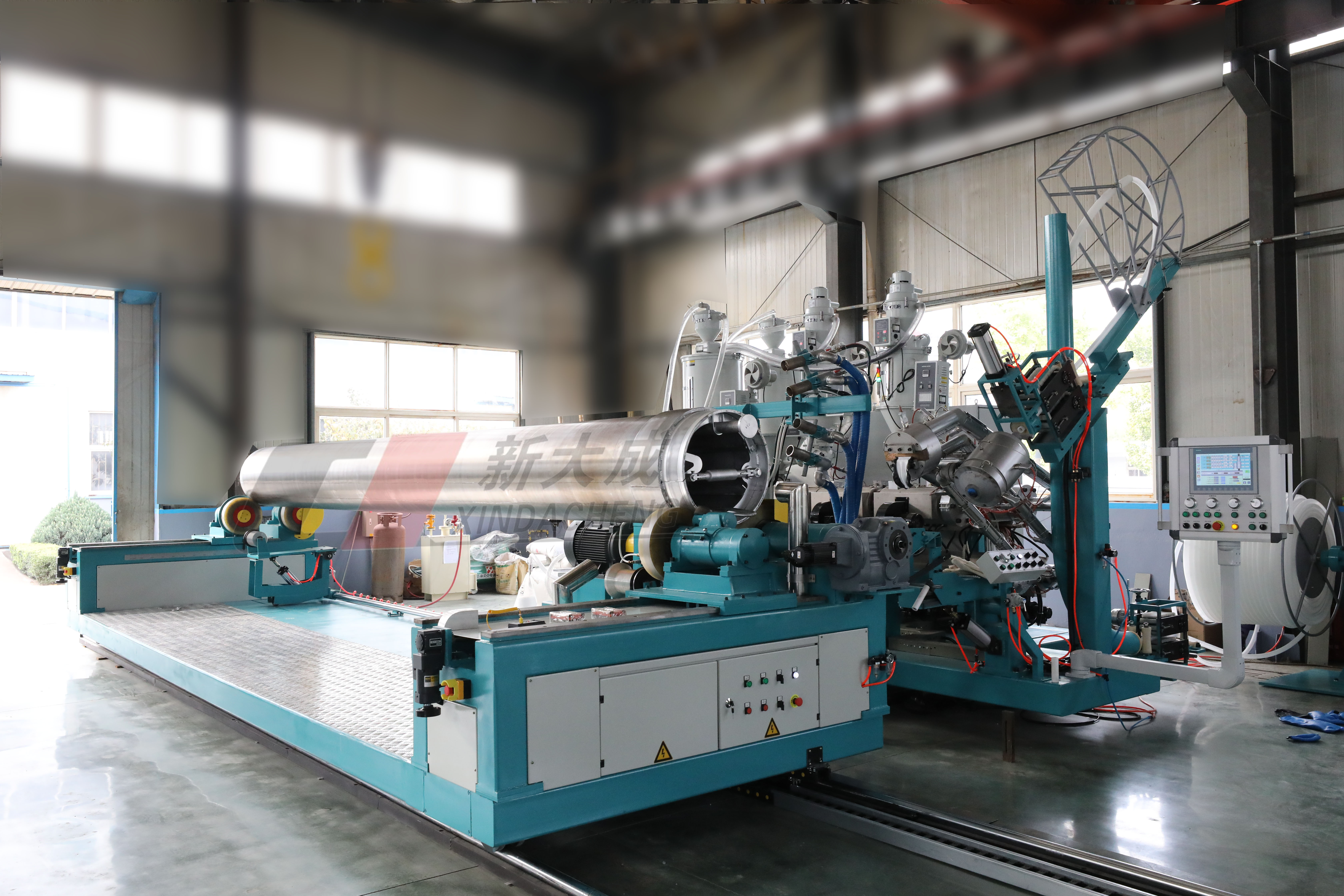 克拉管生产线(热态缠绕结构壁管设备)